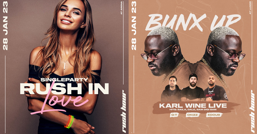 Rush in Love - Singleparty / Bunx Up - Karl Wine live at Luxor